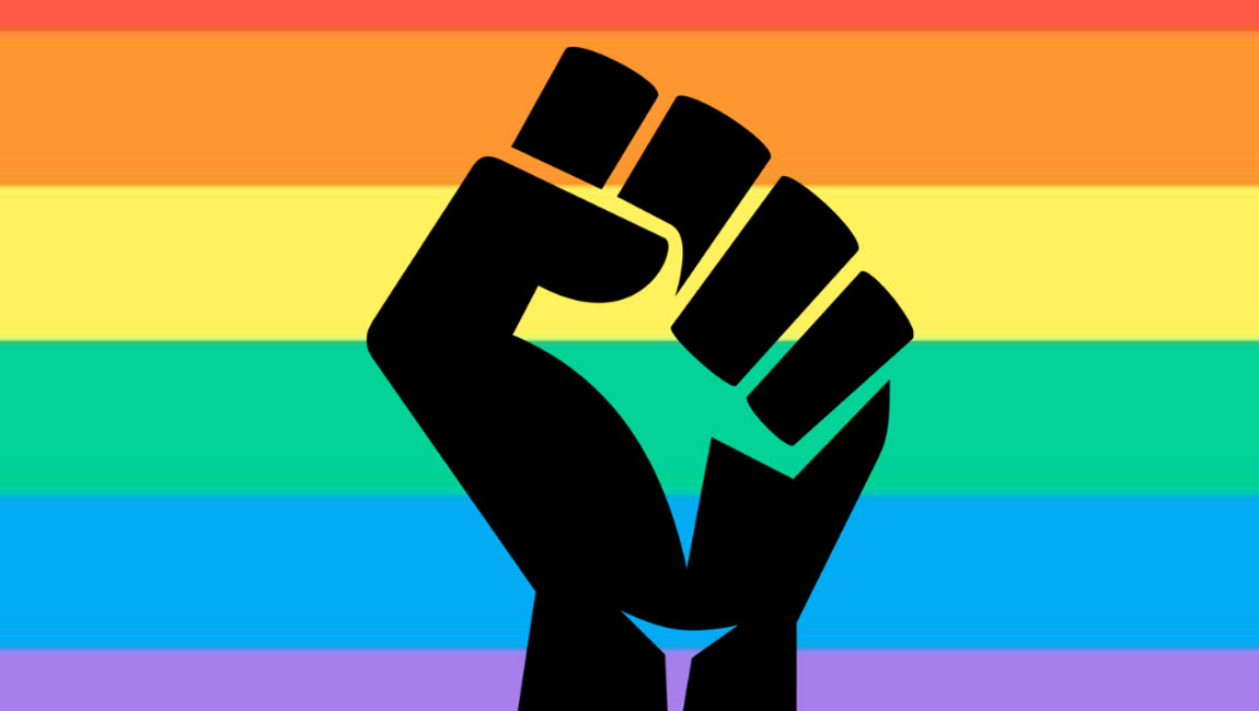 Rainbow fist
