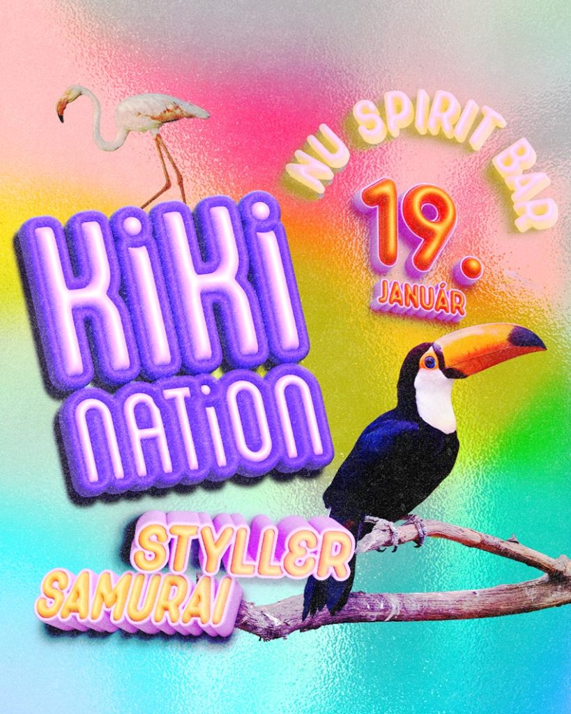O zábavu sa ti v piatok postarajú Styller a Samurai, hrať budú na párty Kiki Nation